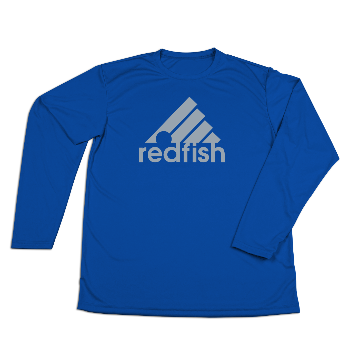 #REDFISH Performance Long Sleeve Shirt - Gray Print