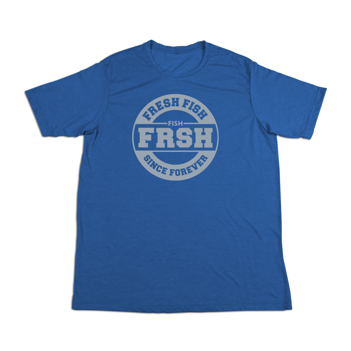 #FRESHFISH Soft Short Sleeve Shirt - Gray Print