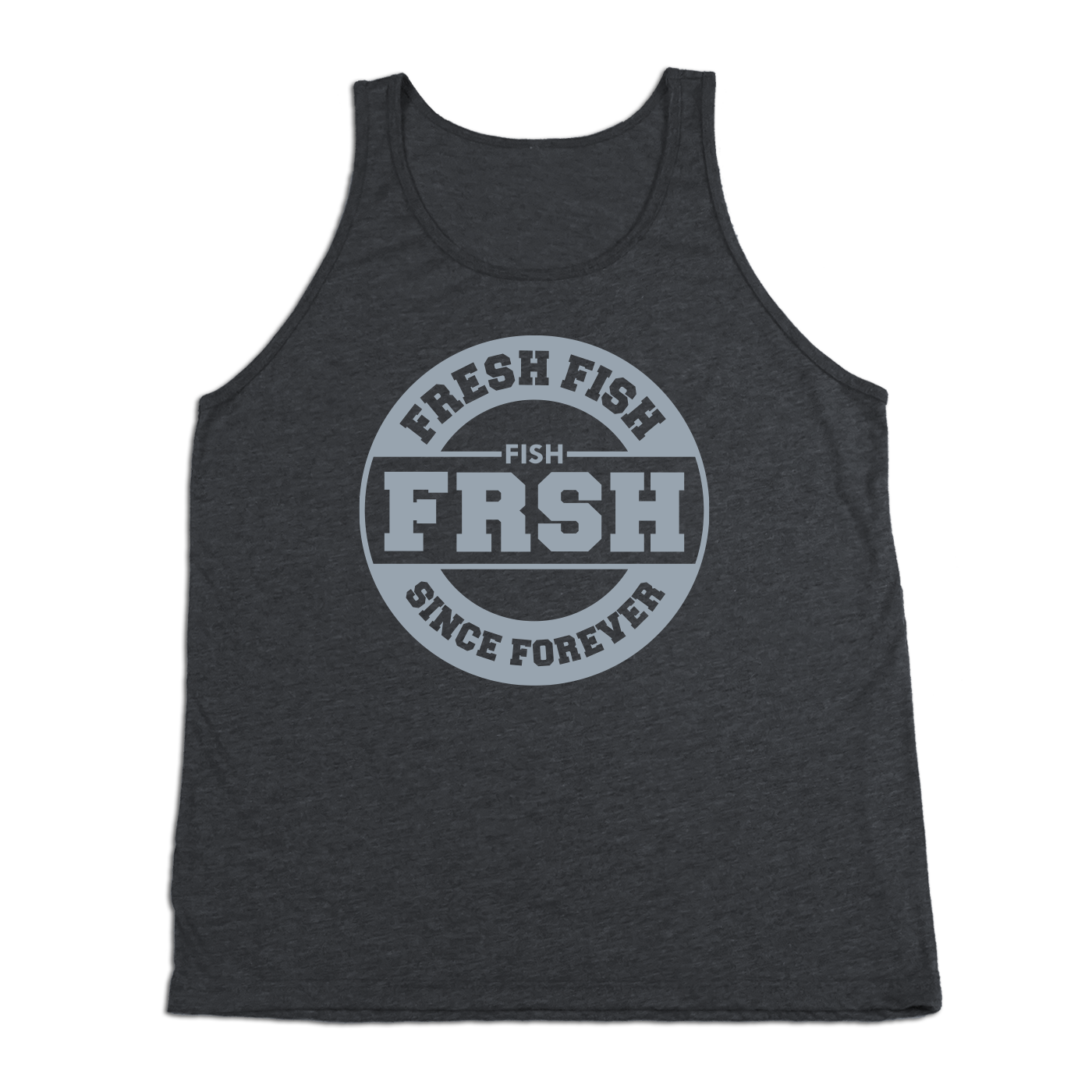 #FRESHFISH TriBlend Tank Top - Gray Print